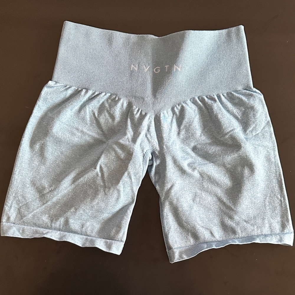 NVGTN Women's Sky Blue Bike Shorts